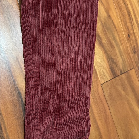 La Coqueta 5Y Burgundy Corduroy Pants - Picture 3 of 3